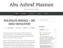Tablet Screenshot of masnun.com